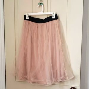 Ballerina Tulle Midi Skirt